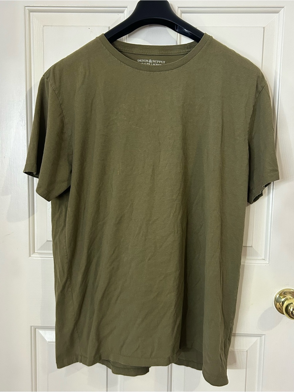 Ralph Lauren Denim and Supply Men’s XL Single Stitch Tee Army Green
